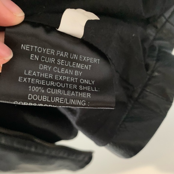 Bod & Christensen Black Leather Moto Jacket S - Picture 5 of 10